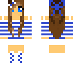 cute blue girl