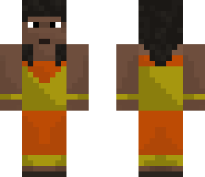 yellow mayan girl