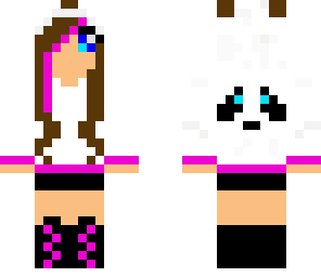 panda hoodie girl