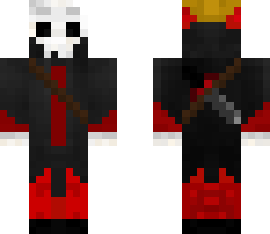 flaming skull