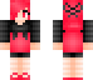 hot pink and dark black kid-