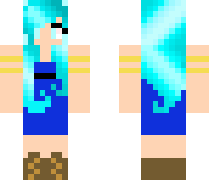 navi skin with her wings hideing behined her back