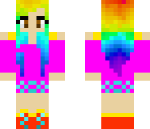 colorful girl