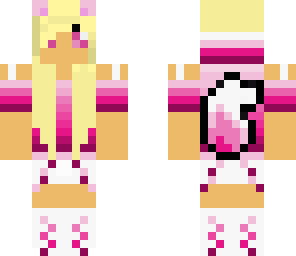 pink fox girl