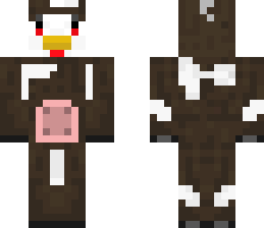 pollito vestido de vaca