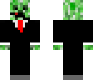gamer creeper in a suit