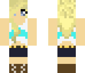 simple blonde girl