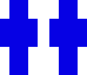blue