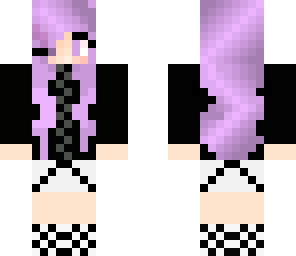 purple gamer girl