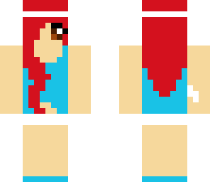 red hair summer girl
