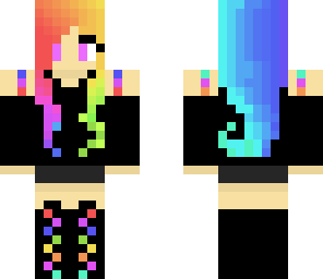 rainbow girl