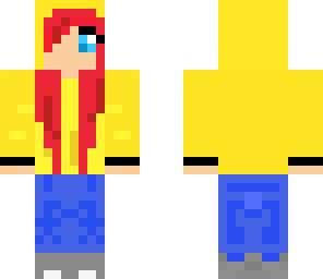 hooded girl skin