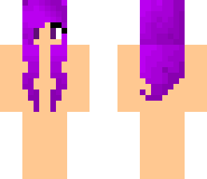 purple hair girl base