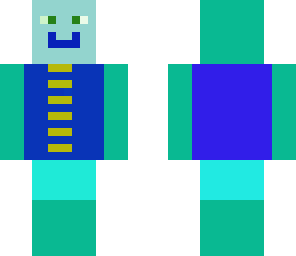 blue man