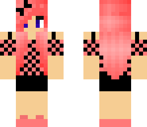 pink haired girl