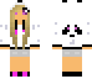 purple panda girl