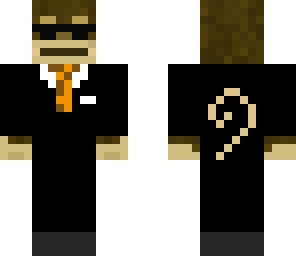 monkey with orage tie