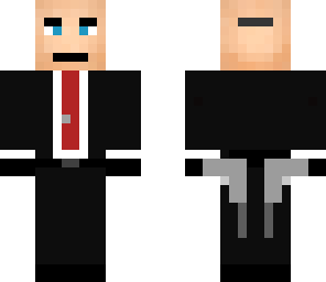 agent 47 2 with guns behind the back
