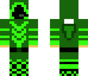 the green arrow with headphones
