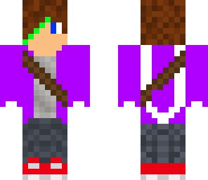 guy with green stripe through his hair