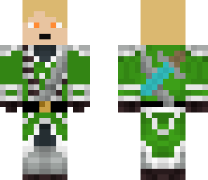 blonde greencoat