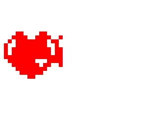 the vote sign heart