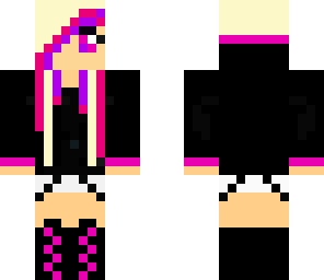 pink and purple dj girl