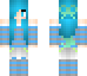 blue girl