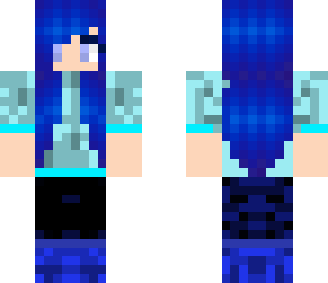 blue girl