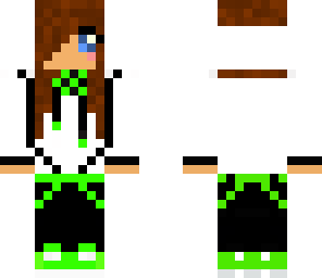 green headphones