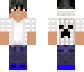 the teen in white