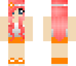 hippie girl - orange