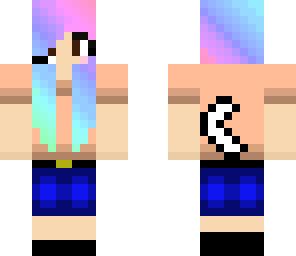 rainbow dj girl