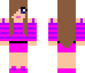 pink and purple girl