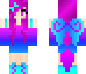 neon pegasus inspired girl - mystic collection