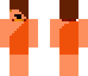 caveman with headphones