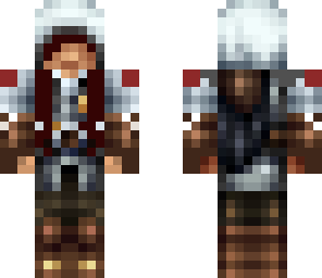 brunette girl assassin