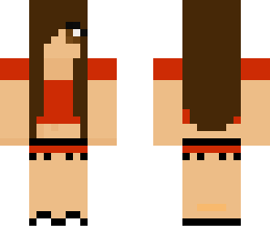 brunette cheerleader