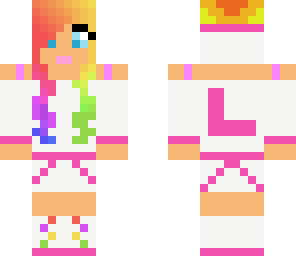 cute rainbow girl