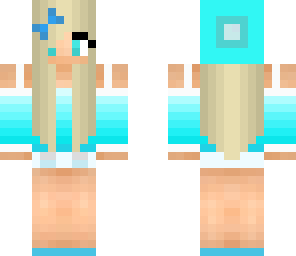 pretty blue girl