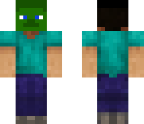 steve with zombie mask