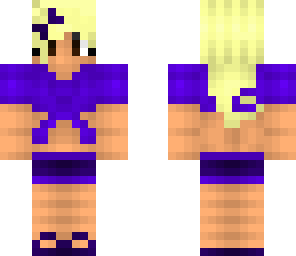 purple summer girl -kid