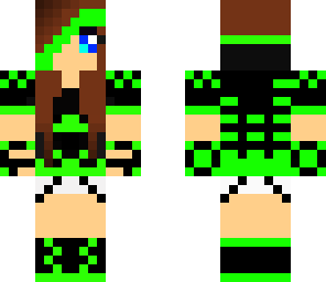 green gamer girl
