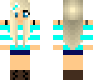 blue girl