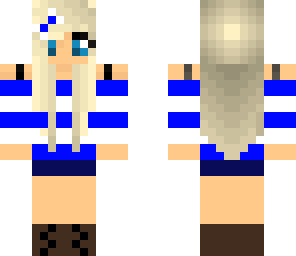 dark blue girl