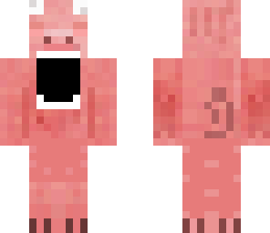 a screaming pig