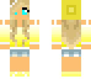 yellow summer girl
