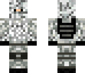 snow ghillie sniper