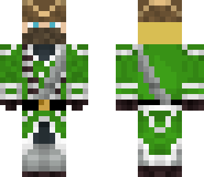 blonde green coat