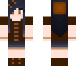 orange and blue pastel skin
